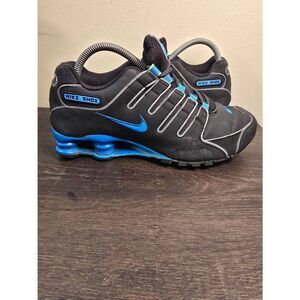 NIKE Shox NZ Women’s Shoes Size 9 Black Blue Running Athletic Sneakers